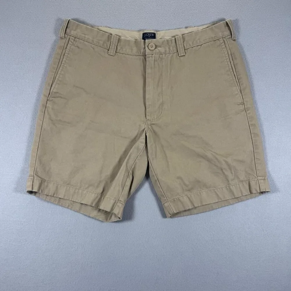 Jcrew Men's Tan and Cream Shorts
